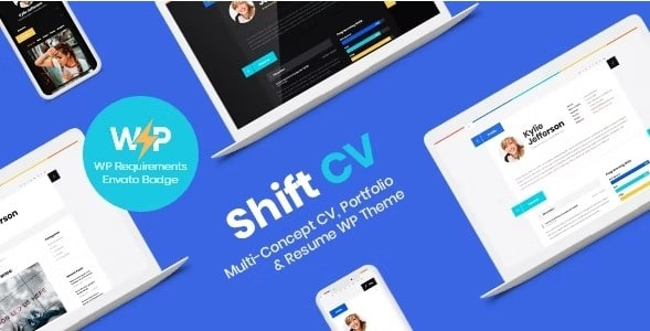 SHIFTCV – BLOG RESUME PORTFOLIO WORDPRESS